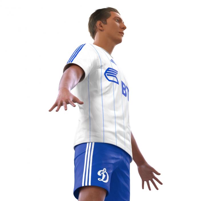 Soccer Player Dynamo Rigged 2 3D model