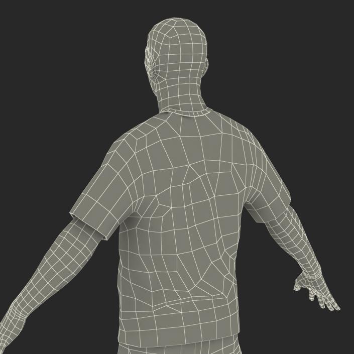 Soccer Player Dynamo Rigged 2 3D model