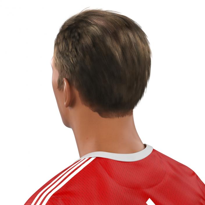 Soccer Player Liverpool Rigged 2 3D