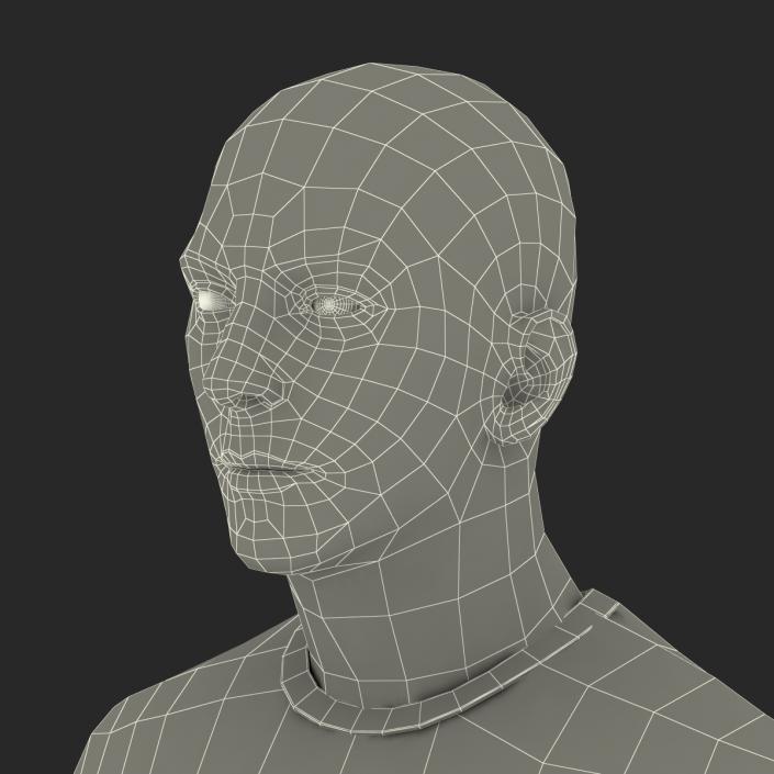 3D model Soccer Player Liverpool Rigged