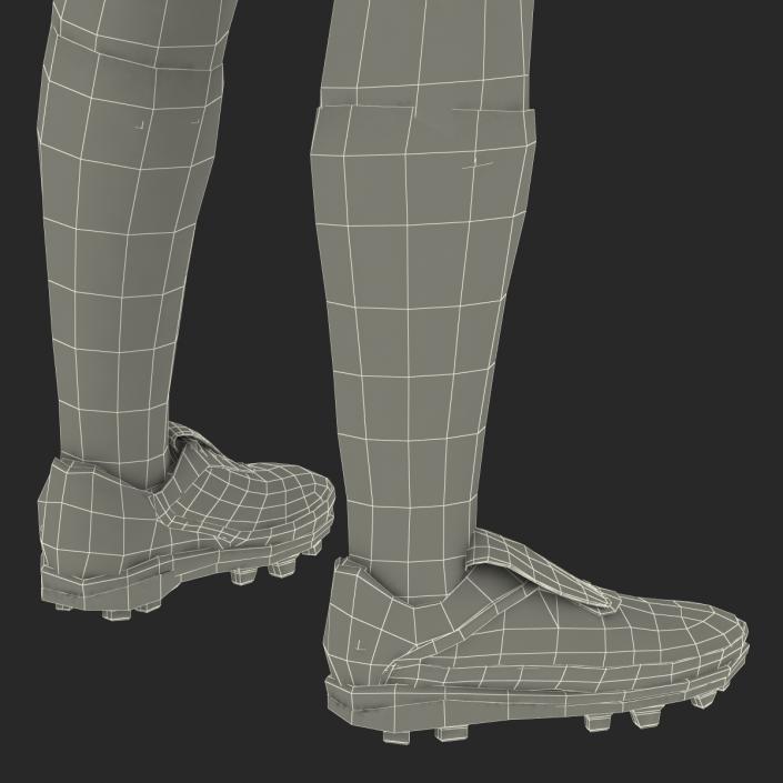 3D Soccer Player Manchester United Rigged model