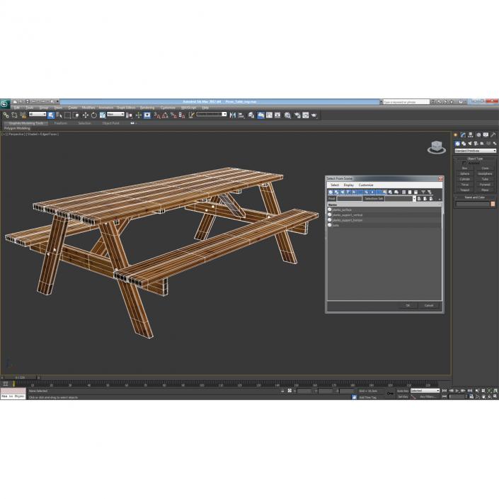 Picnic Table 3D