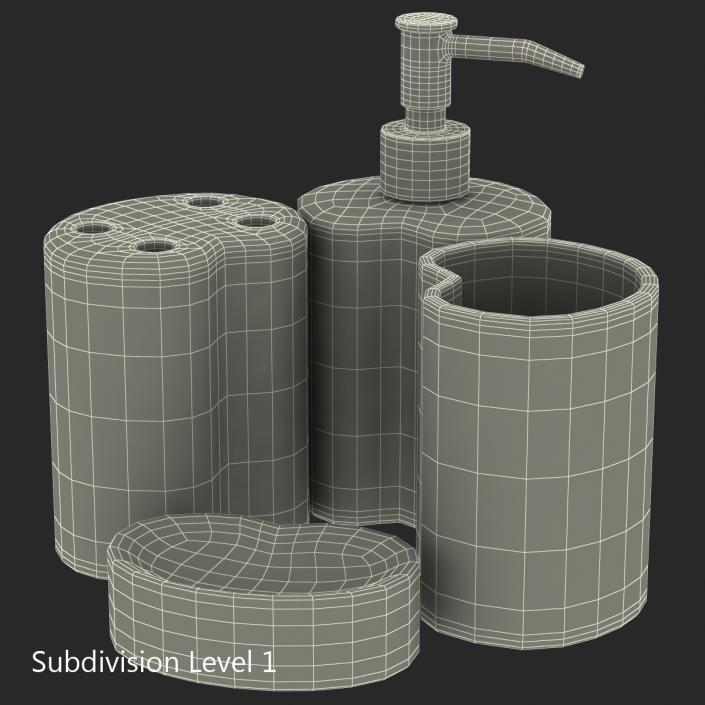 3D Bathroom Accessories 3D Models Set 2