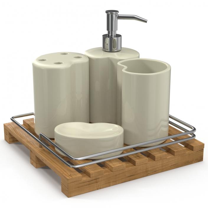 Bathroom Accessories 3D Models Set 3D model