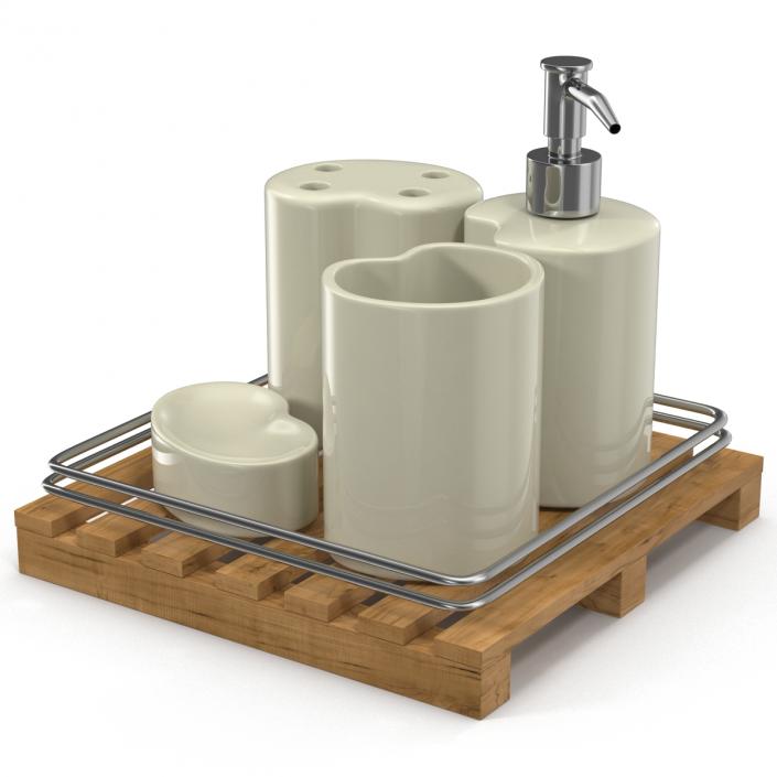 Bathroom Accessories 3D Models Set 3D model