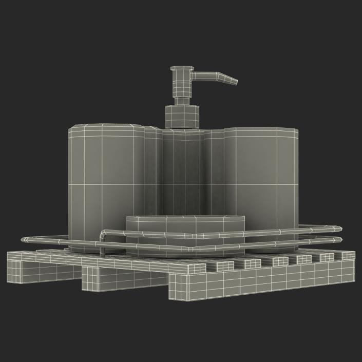 Bathroom Accessories 3D Models Set 3D model