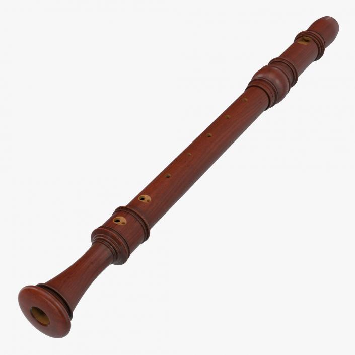 Recorder Musical Instrument 3D