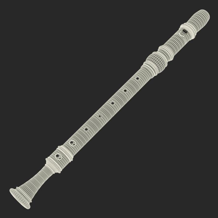 Recorder Musical Instrument 3D