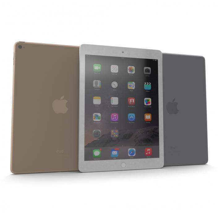 3D iPad Air 2 Set 2