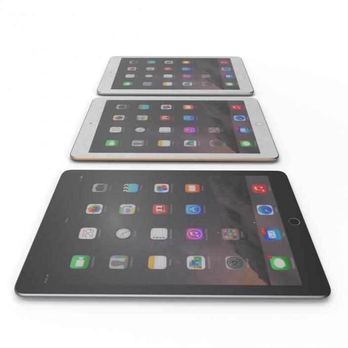 3D iPad Air 2 Set 2