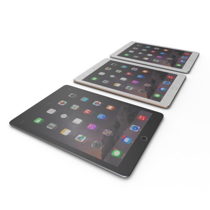 3D iPad Air 2 Set 2