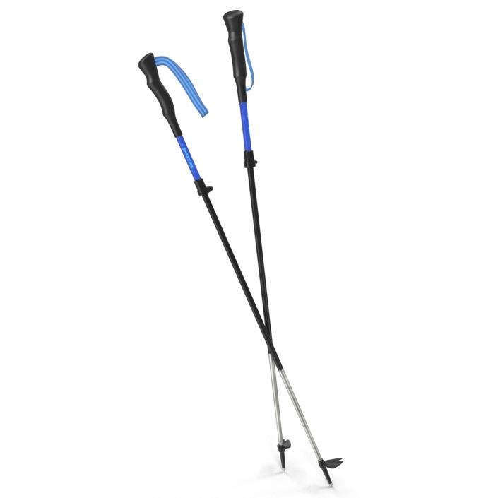 Hiking Poles Wind 3D