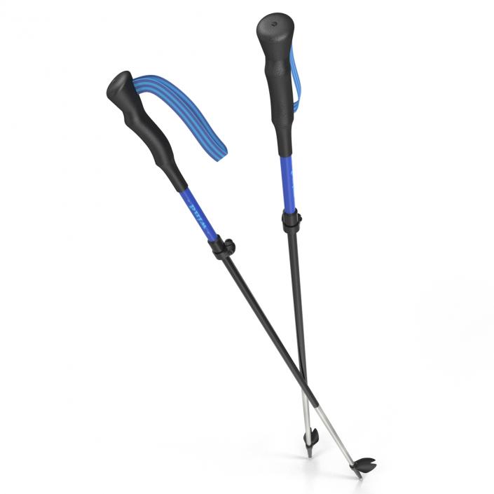 Hiking Poles Wind 3D