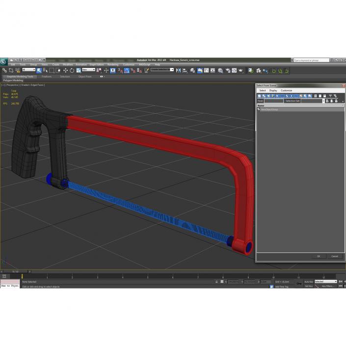 3D model Hacksaw Generic