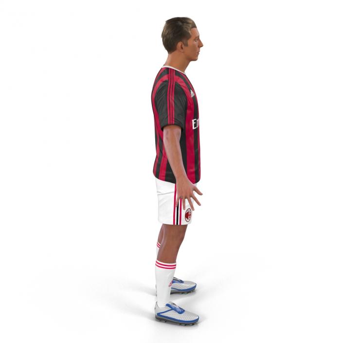 3D Soccer Player Milan Rigged 2 model