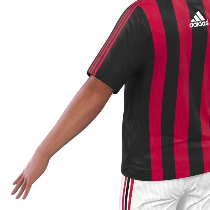 3D Soccer Player Milan Rigged 2 model