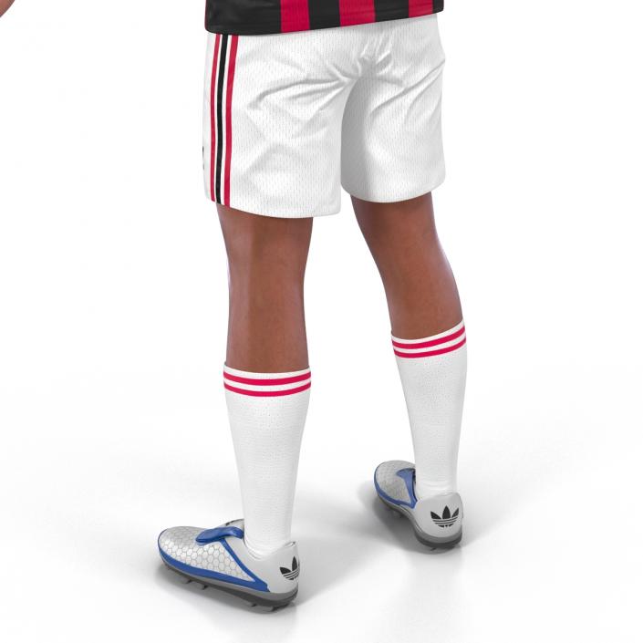 3D Soccer Player Milan Rigged 2 model