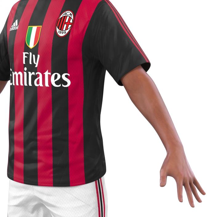 3D Soccer Player Milan Rigged