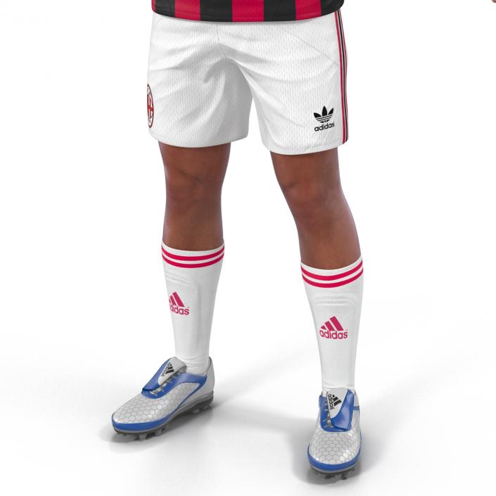 3D Soccer Player Milan Rigged