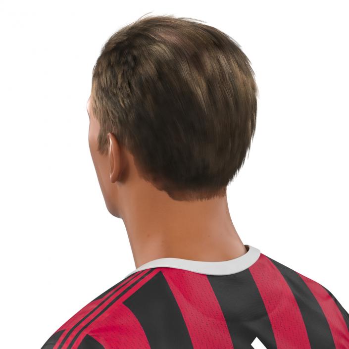 3D Soccer Player Milan Rigged