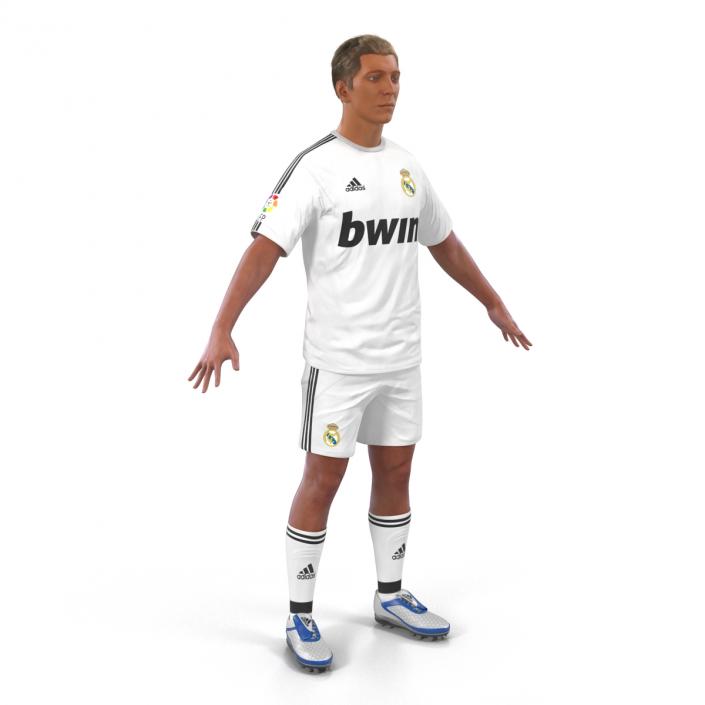 Soccer Player Real Madrid Rigged 2 3D model