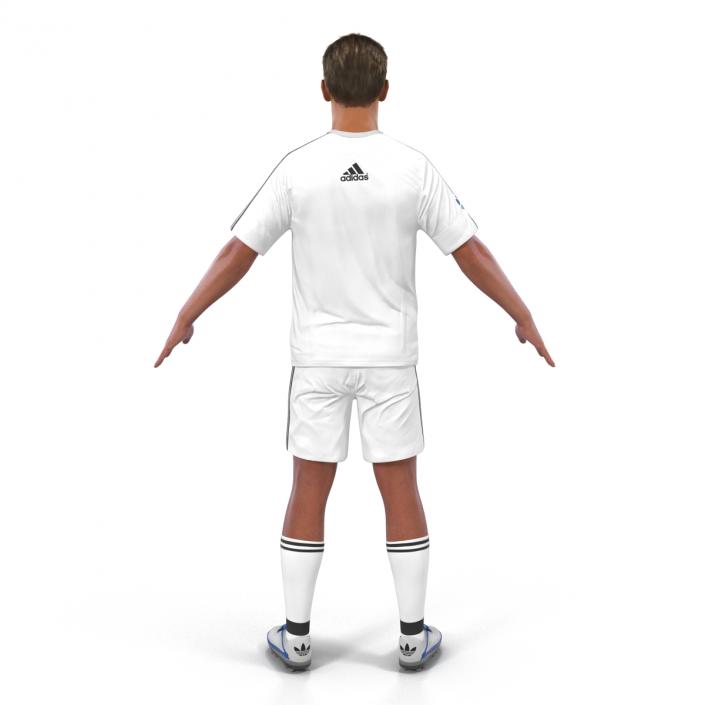 Soccer Player Real Madrid Rigged 2 3D model