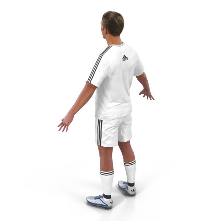 Soccer Player Real Madrid Rigged 2 3D model