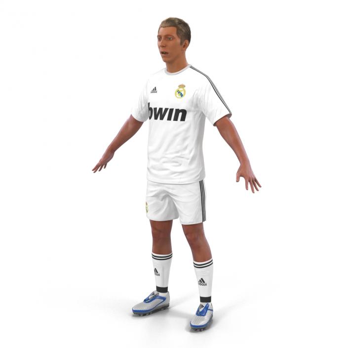 Soccer Player Real Madrid Rigged 2 3D model