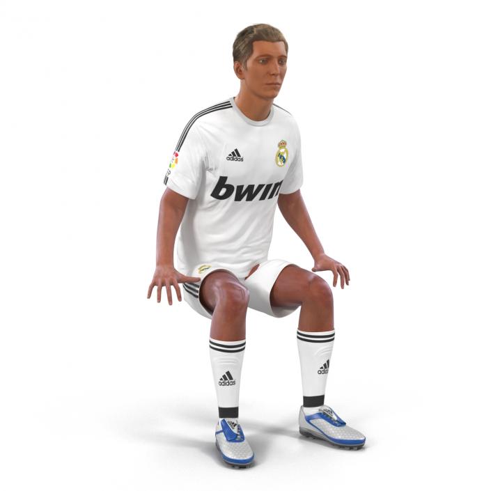 Soccer Player Real Madrid Rigged 2 3D model