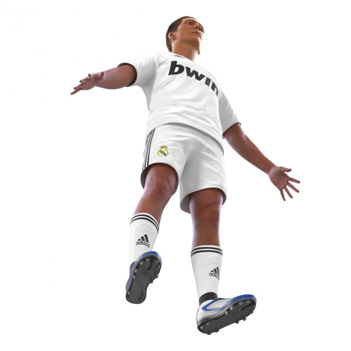 Soccer Player Real Madrid Rigged 2 3D model