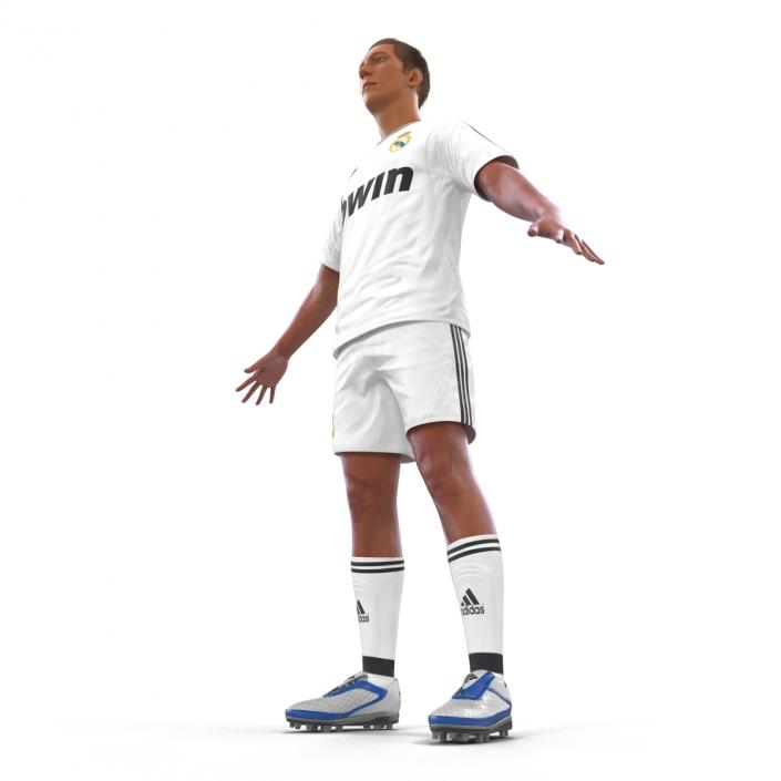 Soccer Player Real Madrid Rigged 2 3D model