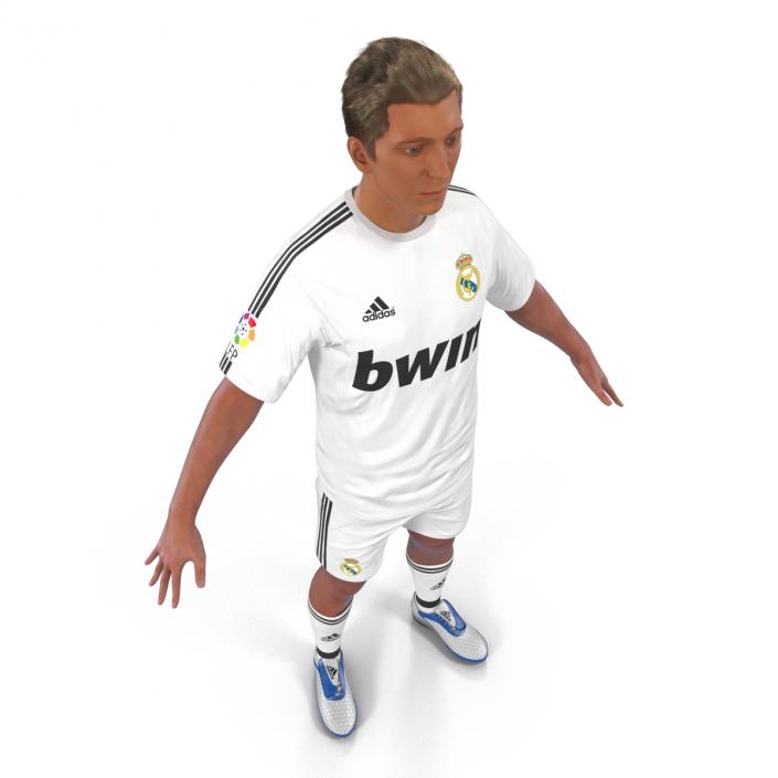 Soccer Player Real Madrid Rigged 2 3D model