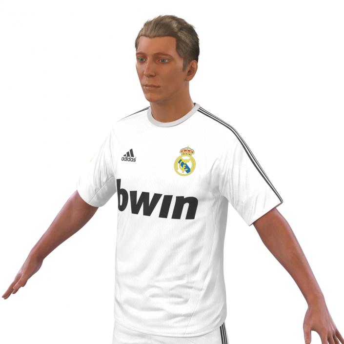 Soccer Player Real Madrid Rigged 2 3D model