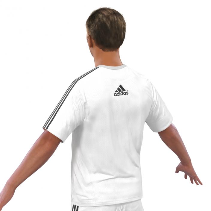 Soccer Player Real Madrid Rigged 2 3D model