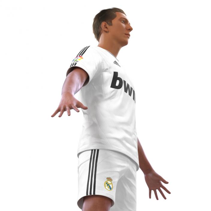 Soccer Player Real Madrid Rigged 2 3D model