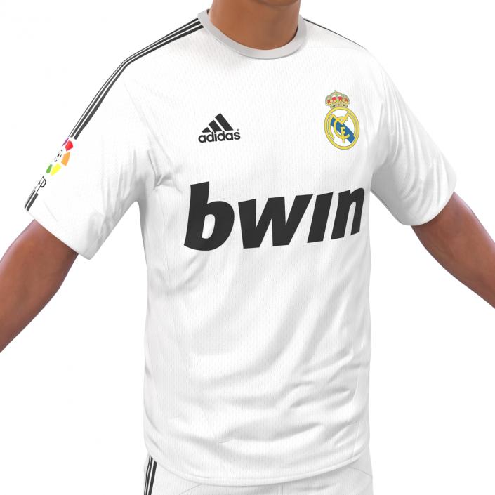 Soccer Player Real Madrid Rigged 2 3D model