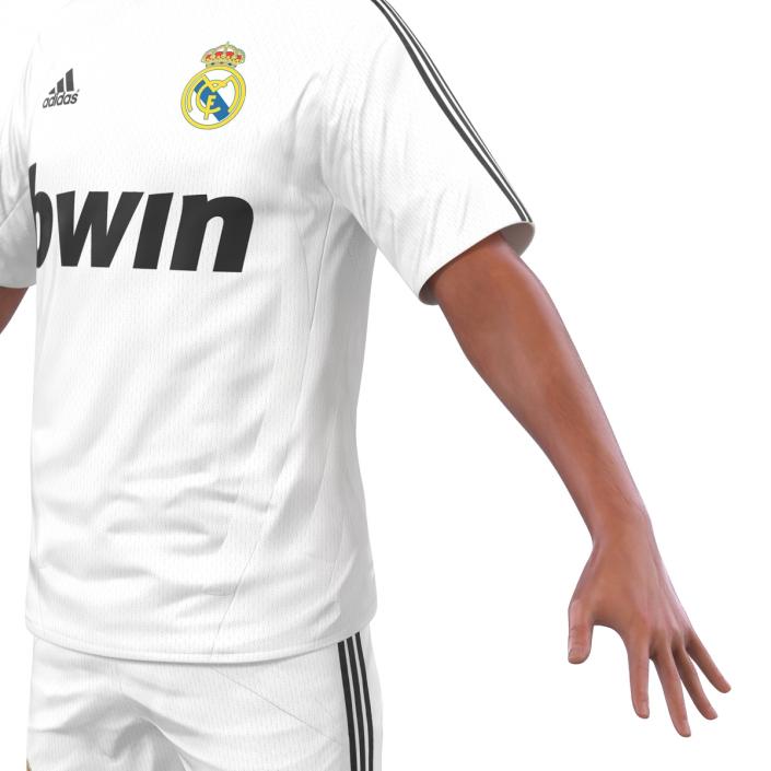 Soccer Player Real Madrid Rigged 2 3D model