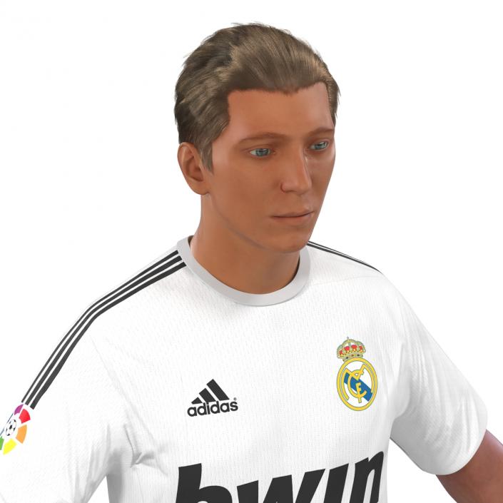 Soccer Player Real Madrid Rigged 2 3D model