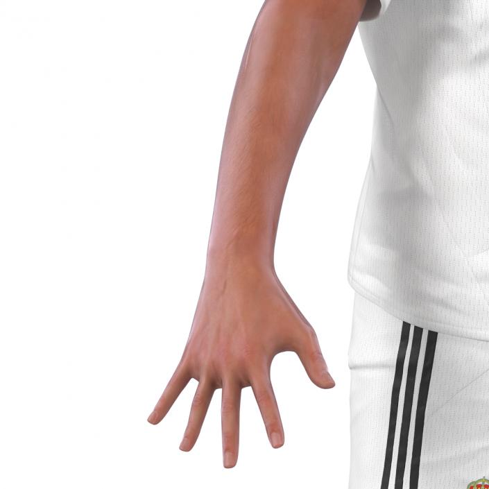 Soccer Player Real Madrid Rigged 2 3D model