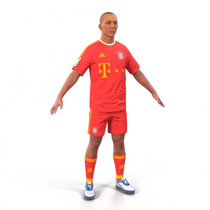 3D model Soccer Player Bayern