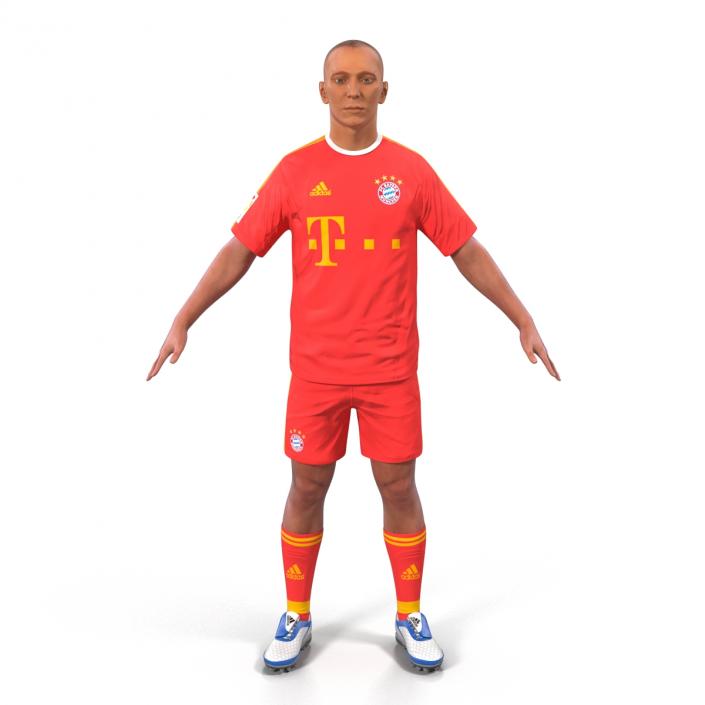 3D model Soccer Player Bayern