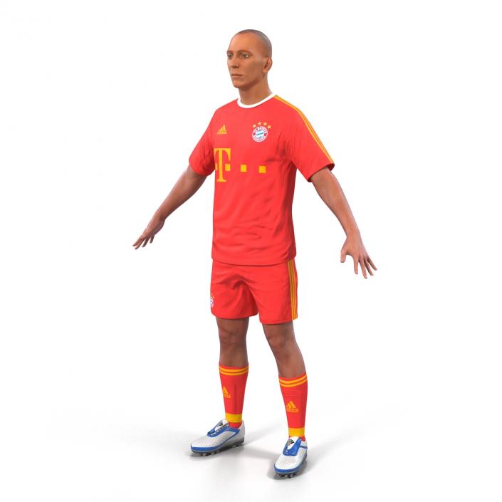 3D model Soccer Player Bayern