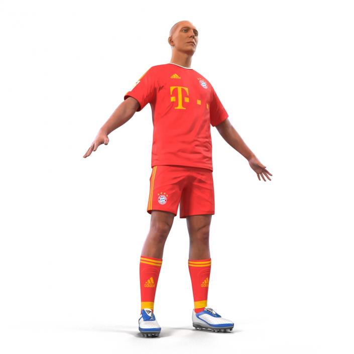 3D model Soccer Player Bayern