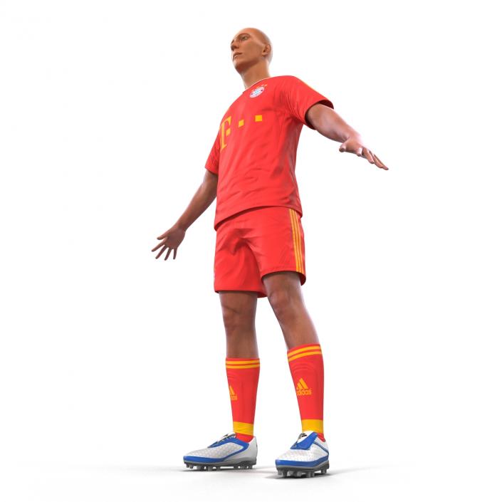 3D model Soccer Player Bayern