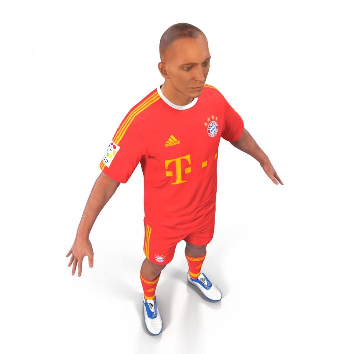 3D model Soccer Player Bayern