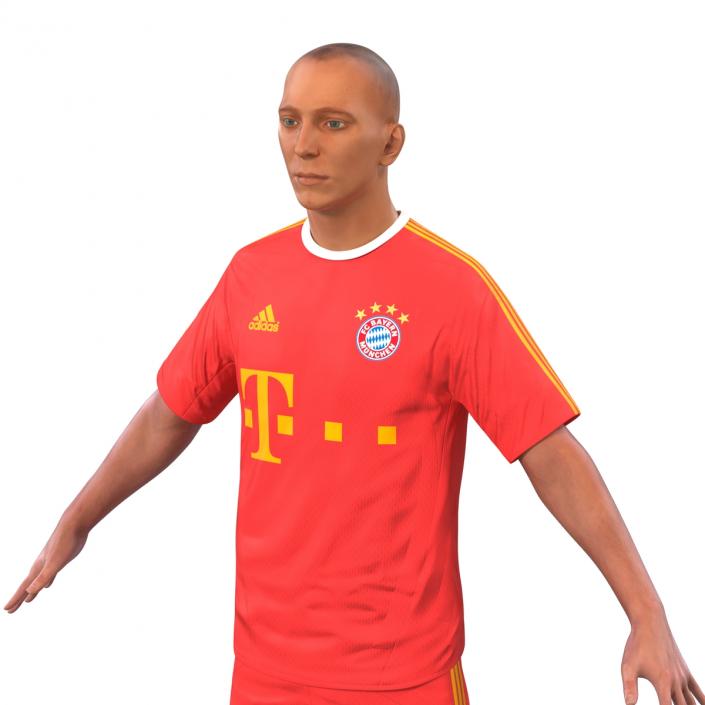 3D model Soccer Player Bayern