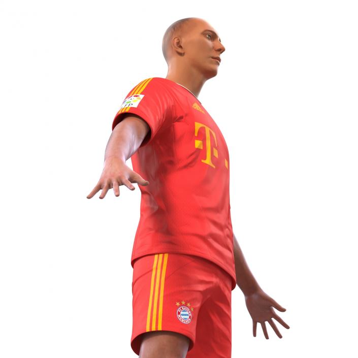 3D model Soccer Player Bayern