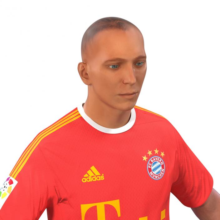 3D model Soccer Player Bayern