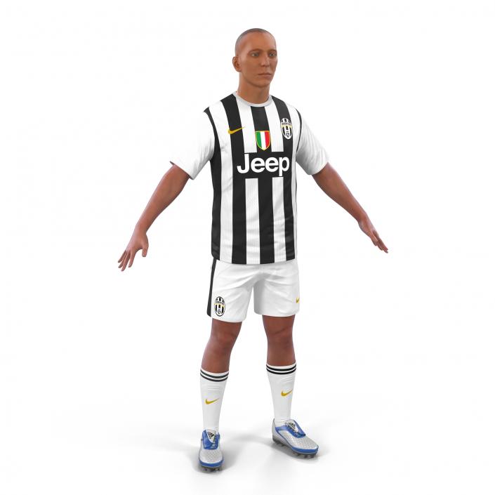 Soccer Player Juventus 3D