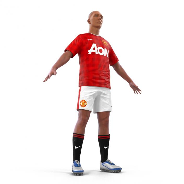 3D Soccer Player Manchester United